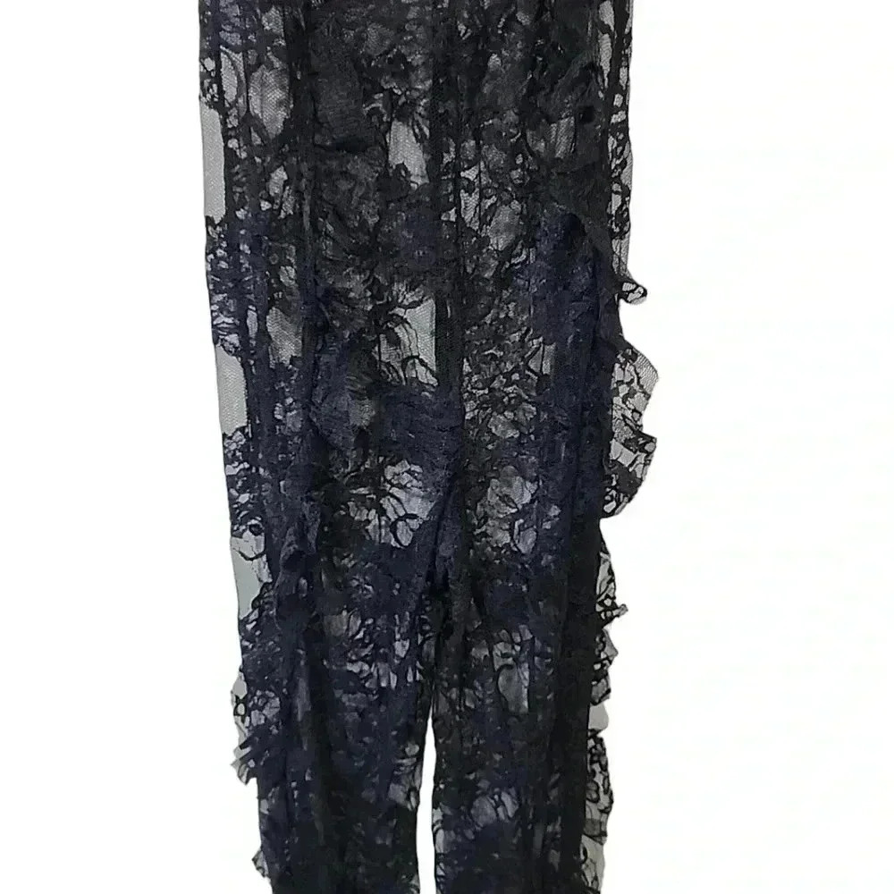 LACE One Piece Ruffled Body Suit. Nwt size small - Picture 3 of 7